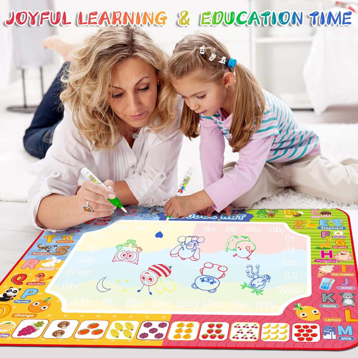 60 x 40-Inch Reusable Water Doodle Mat