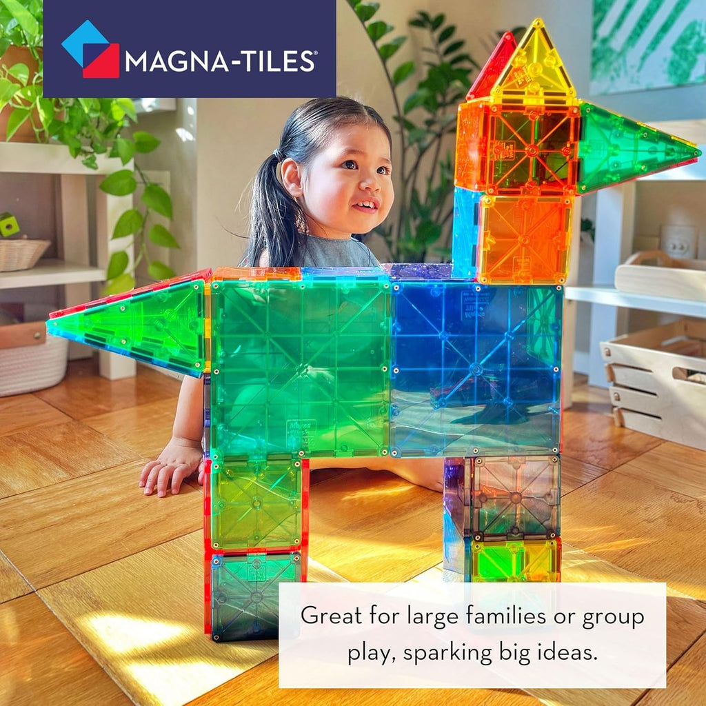 MAGNA-TILES Classic 100-Piece Magnetic Set