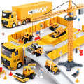 60-Piece Construction Vehicle Playset