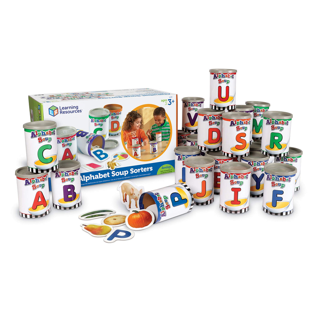 Alphabet Soup Sorters 208-Piece Learning Set