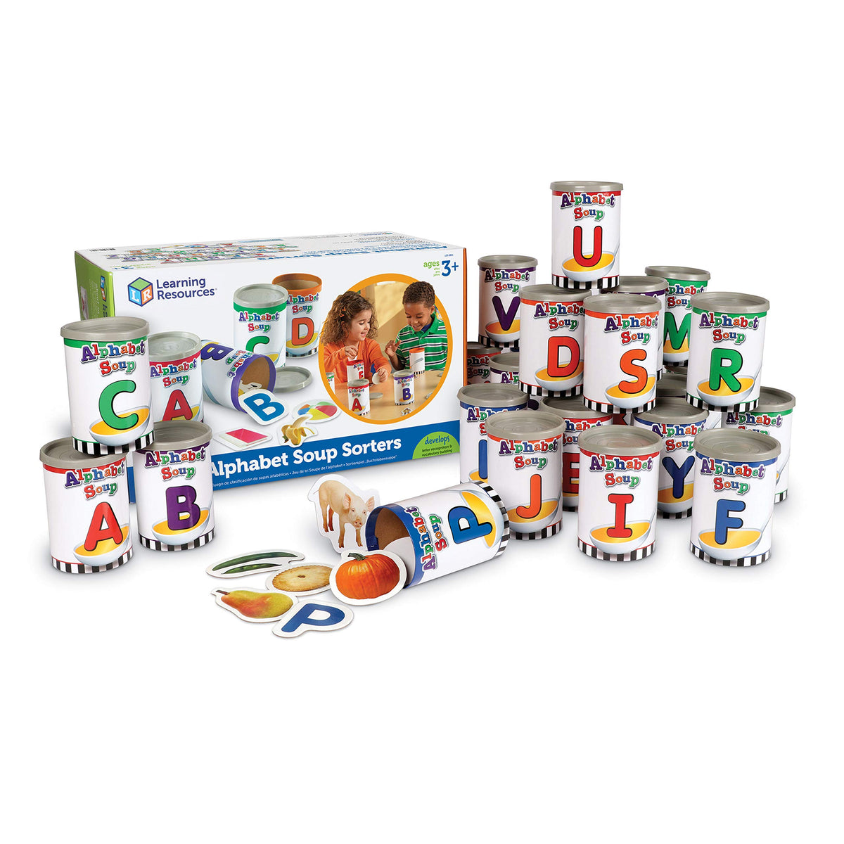 Alphabet Soup Sorters 208-Piece Learning Set