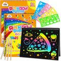 2-Pack Rainbow Scratch Art Notebooks