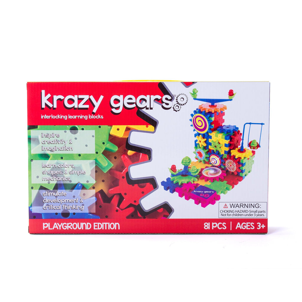 Krazy Gears 81-Piece Motorized Playground Set