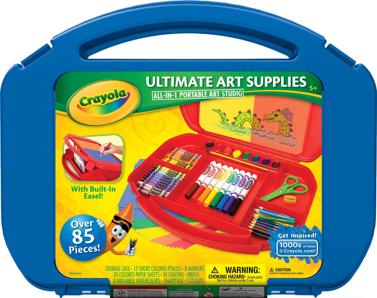 Crayola 85-Piece Portable Art Lap Desk Set