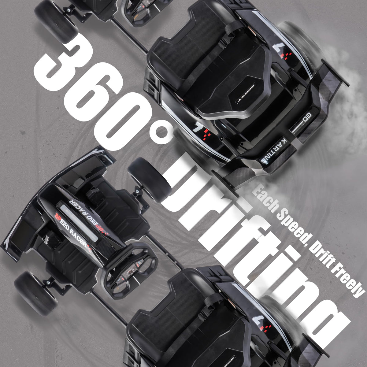24V 800W Electric Drift Go-Kart