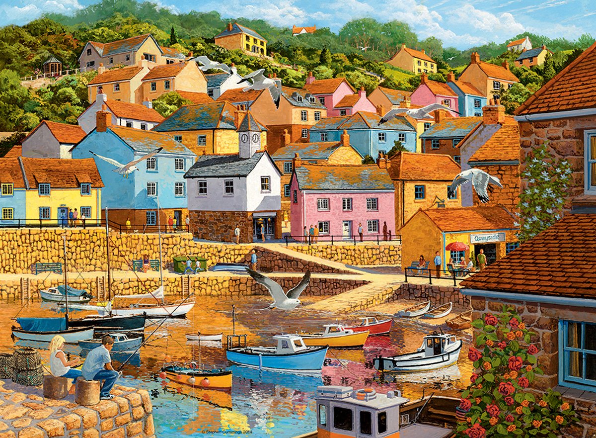 Coastal Retreats Two 500-Piece Jigsaw Puzzles
