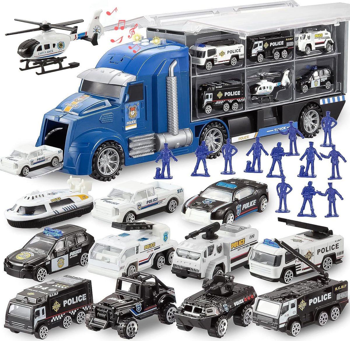 JOYIN 25-in-1 Rescue Vehicle Carrier Set