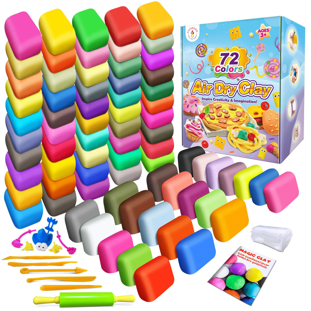 96-Color Air-Dry Modeling Clay Set