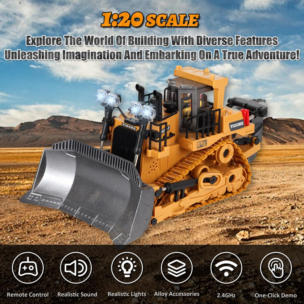 ADTHLIER 4-in-1 Construction Vehicle Set