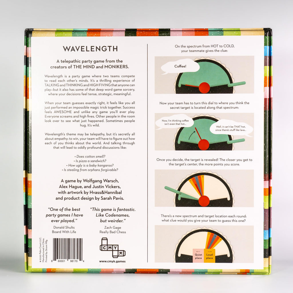 Wavelength Telepathic Party Board Game