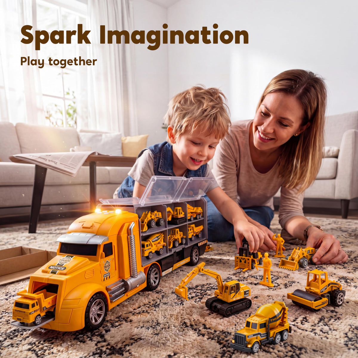 JOYIN 25-in-1 Rescue Vehicle Carrier Set