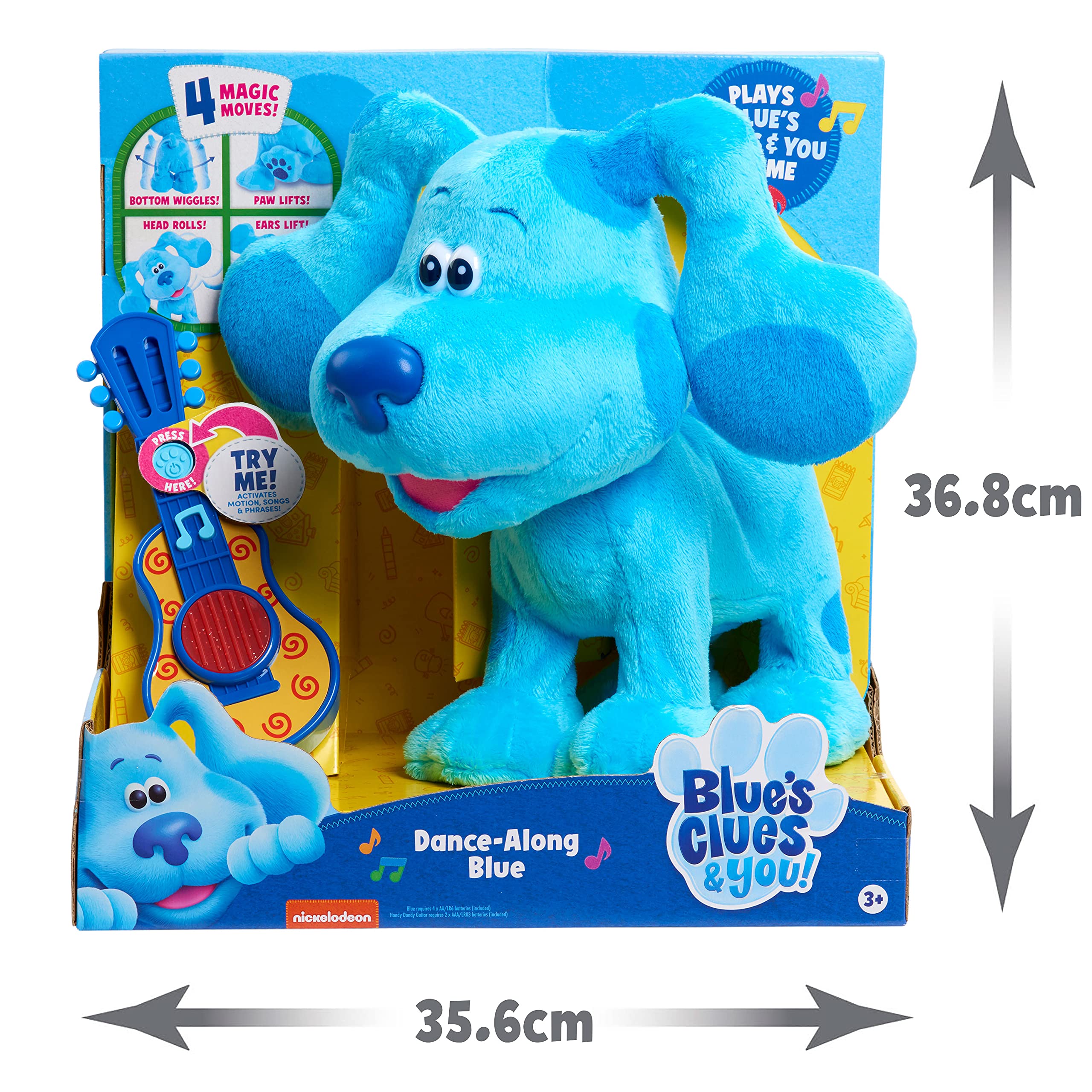 Famosa Dance-Along Blue Electronic Plush