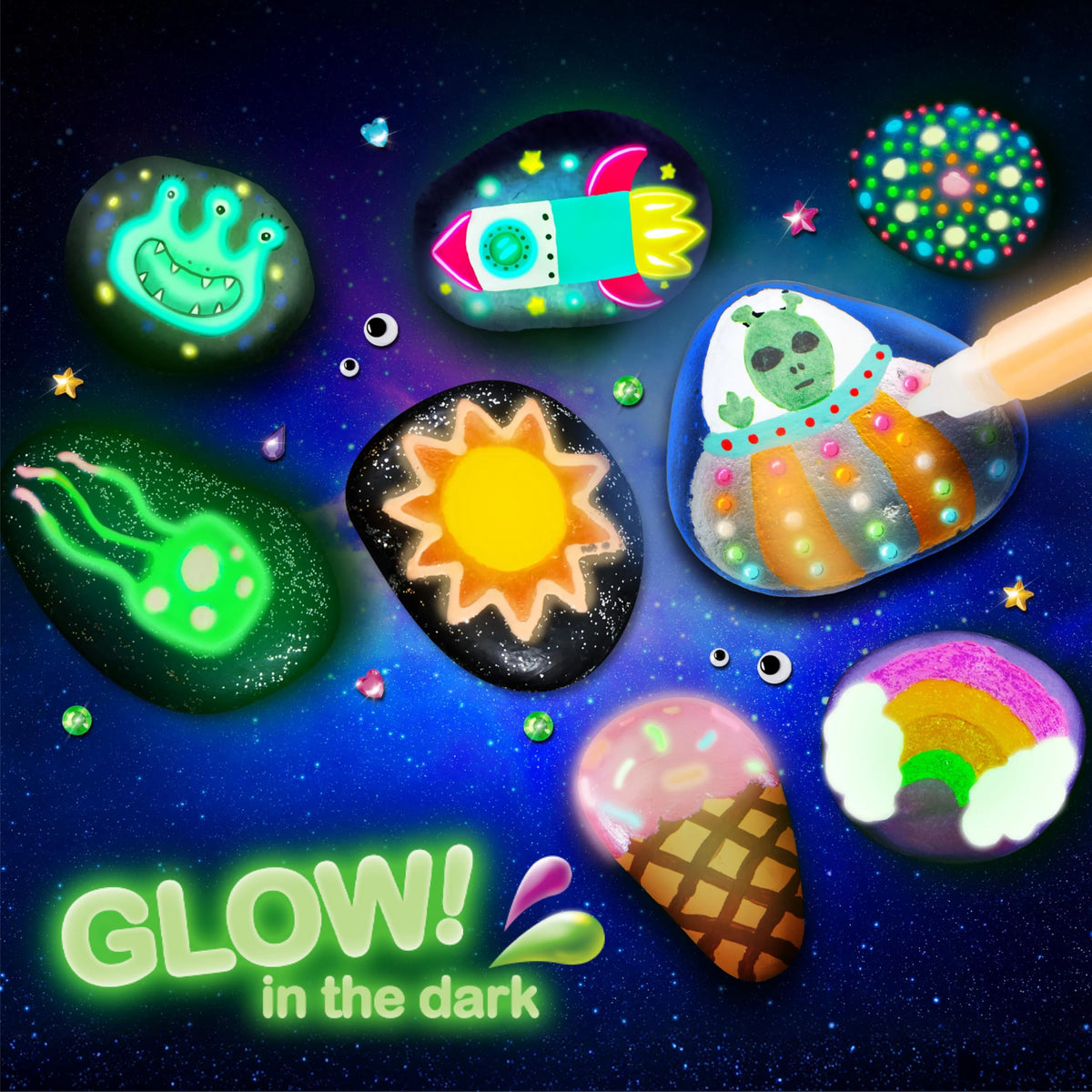 JOYIN Rock Painting Craft Kit